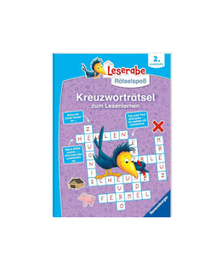 Ravensburger Leserabe Ratselspaß Kreuzwortratsel Zum Lesenlernen 2 Lesestufe'ın resmi