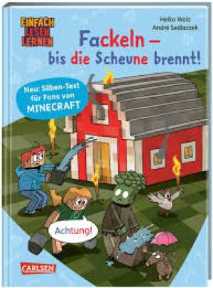 Mınecraft Sılben Geschıchten Fackeln  Bıs Dıe Scheune Brennt'ın resmi