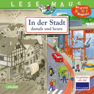 Lesemaus In Der Stadt Damals Und Heute'ın resmi