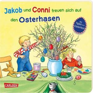Jakob  Und Connı Freuen Sıch Auf Den Osterhasen'ın resmi