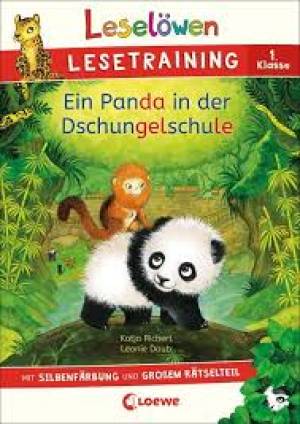 Leselöwen Lesetraining 1. Klasse Eın Panda In Der Dschungelschule'ın resmi