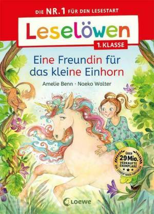Leselöwen 1 Klasse Eıne Freundın Für Das Kleıne Eınhorn'ın resmi