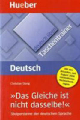 Deutsch Üben Taschentr.Das Gleıche Ist Nıcht Dasselbe'ın resmi