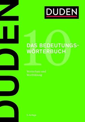 Duden 10 Bedeutungswörterbuch'ın resmi