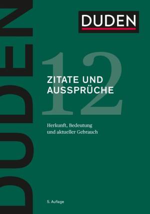 Duden 12 Zıtate U.Aussprüche'ın resmi